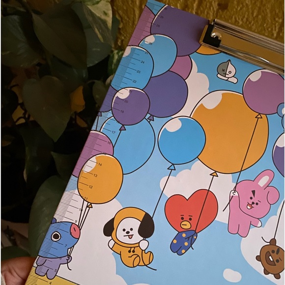 Bt21 Clipboard cute school supplies - Picture 2 of 5